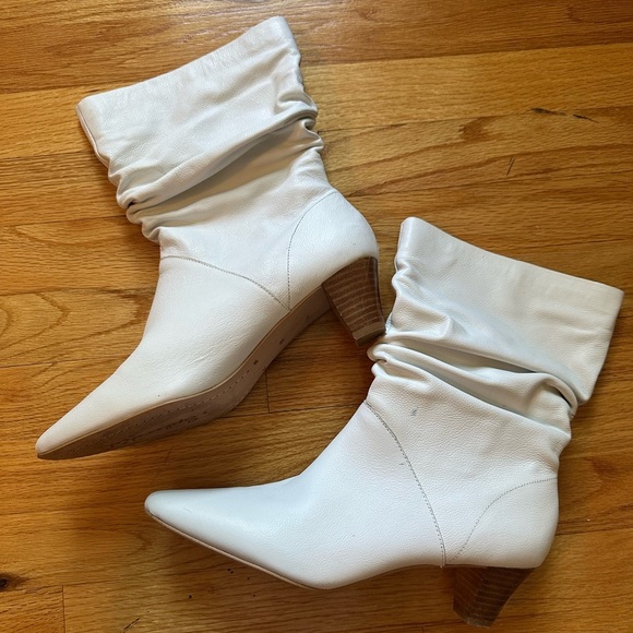 Splendid White Slouchy Mid-Calf Nica Bootie size 10 - Picture 3 of 6